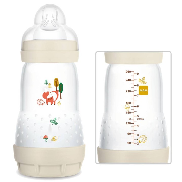 Mam Easy Start Colors Of Nature Anti-Colic Baby Bottle 2M+ Unisex 260Ml