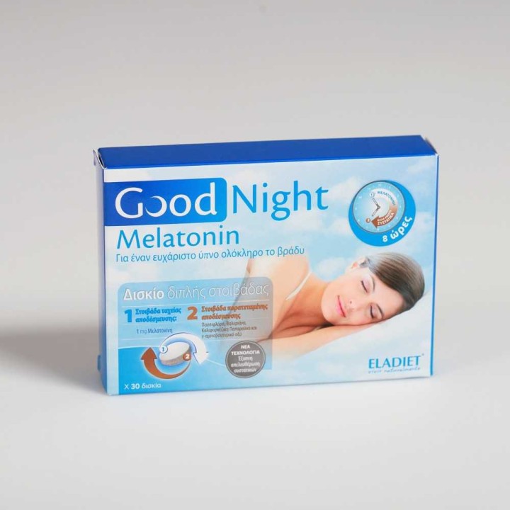 Eladiet Good Night Melatonin 1Mg 30 Tabs