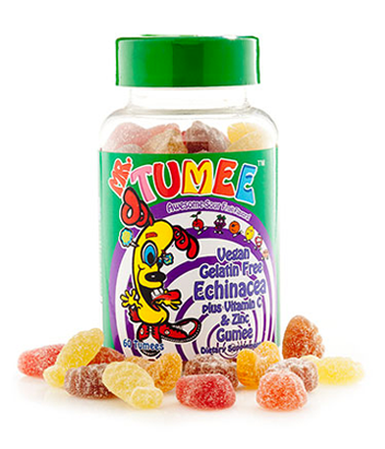 MR TUMEE ECHINACEA + VITAMIN C+ZINC, BOOST IMMUNE SYSTEM 60 GUMMIES