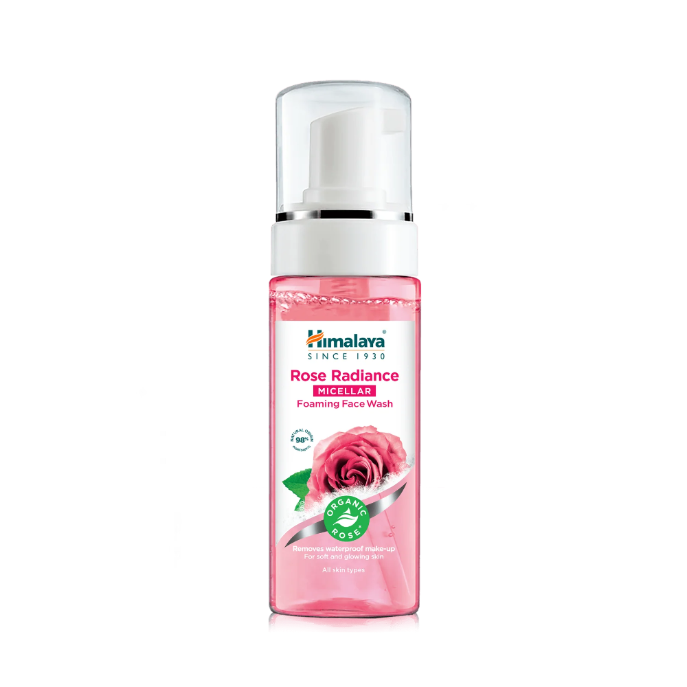Rose Radiance Micellar Foaming Face Wash, 150 ml, Himalaya
