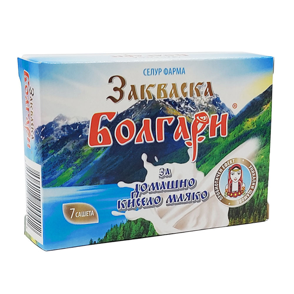 Starter for home made sour milk, Bolgari, 7 sachets