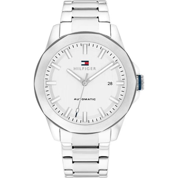 Tommy Hilfiger Automatic with Date Lars Automatic Silver Men's Wrist Watch