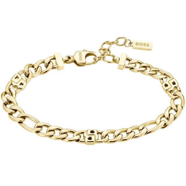 Hugo Boss Jewellery Gold Plated Stainless Steel Bracelet
