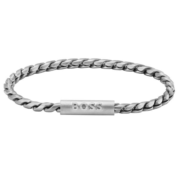 Hugo Boss Doran Men's Bracelet Silver