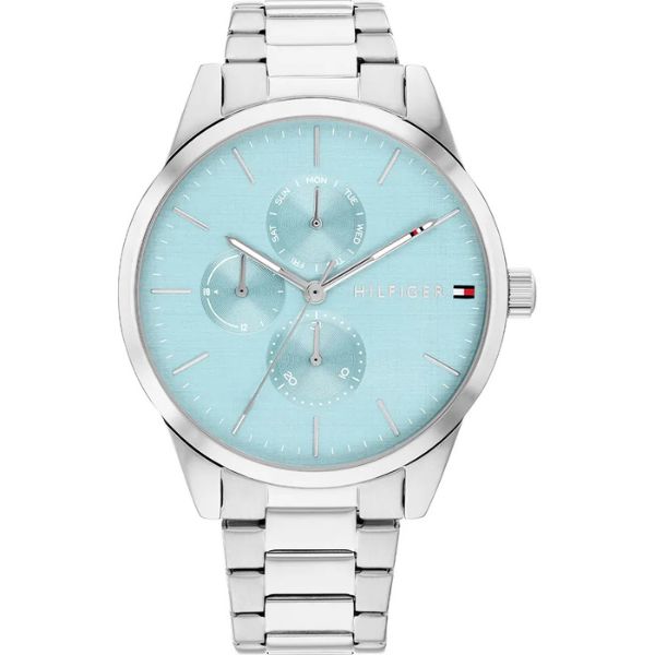 Tommy Hilfiger Stainless Steel Wrist Watch with day-date and 24h dial