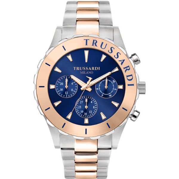 Trussardi T-Logo Men's Wrist Watch white