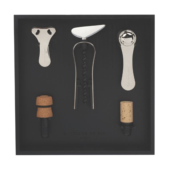 Gift set and wine accessory set Rotationary corkscrew