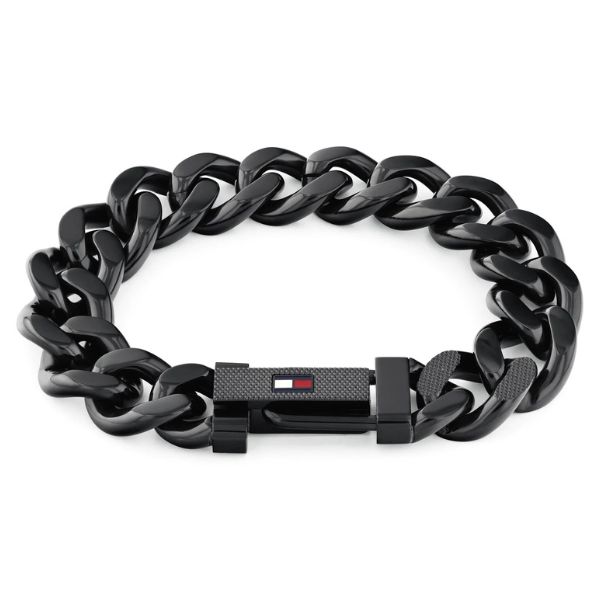 Tommy Hilfiger Men's black Bracelet