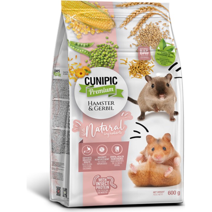 Cunipic - Hamster & Gerbil Food 600g