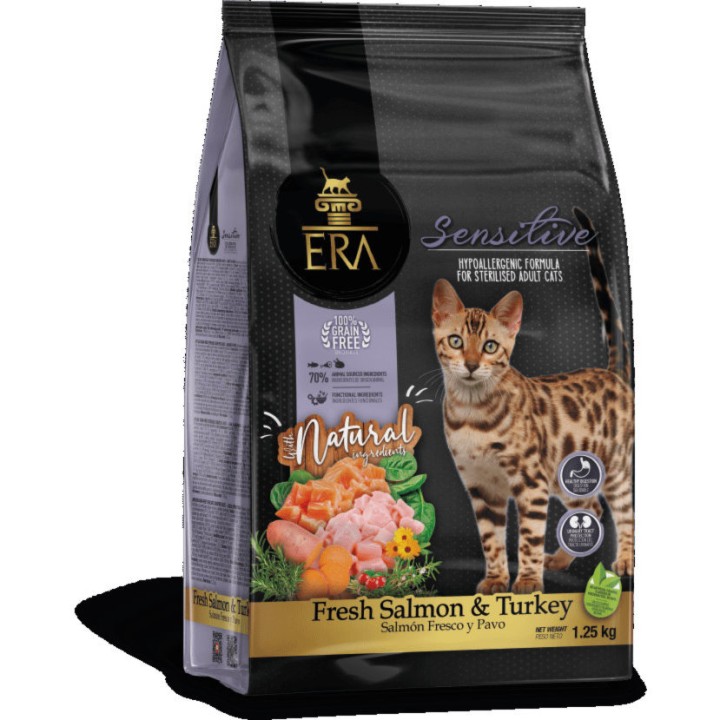 Era Cat Sensitive Sterilized Adult Salmon & Turkey GRAIN FREE 3kg