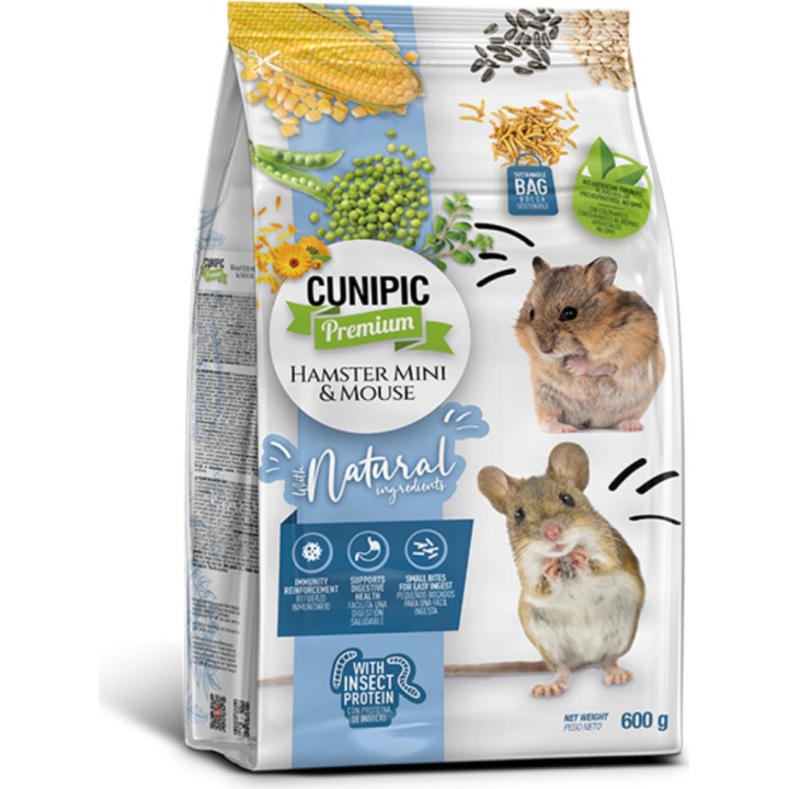 Cunipic - Hamster Mini & Mouse Food 600g