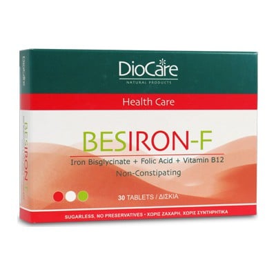Diocare Besiron-F Dietary Supplement With Iron Chelate 30 Tablets