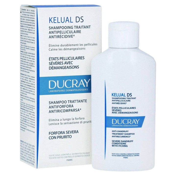 Ducray Kelual Ds Shampoo Anti Dandruff Treatment Soothes Itching 100ml