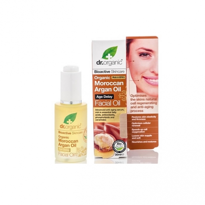 Dr Organic Moroccan Argan Oil Facial Oil 30ml