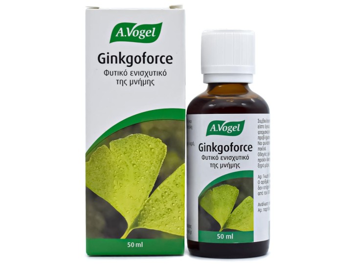 A.Vogel Ginkgoforce / Ginkgo Biloba Drops X 50Ml - Helps Mantain Healthy Circulation