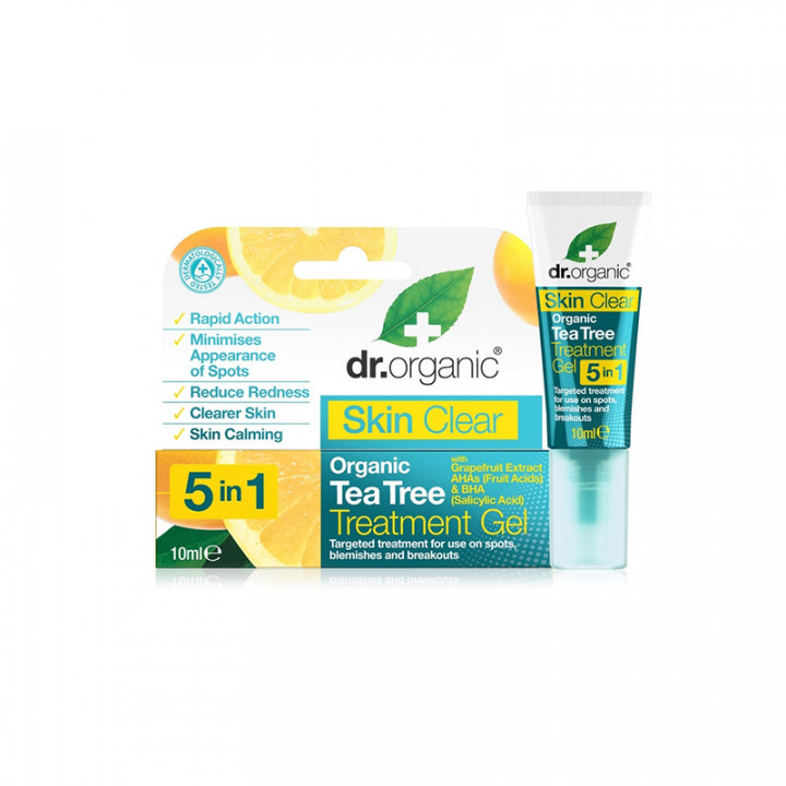 Dr Organic Skin Clear 5 In 1 Treatment Gel 10ml