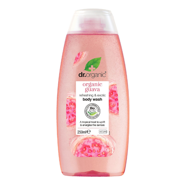 Dr.Organic Organic Guava Refreshing & Exotic Body Wash, 250Ml