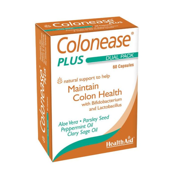 Health Aid Colonease Plus Natural Support To Help Maintain Colon Health 60 Capsules