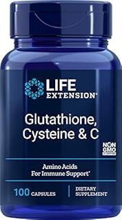 Life Extension Glutathione Cysteine & C 100 Vegetable Capsules