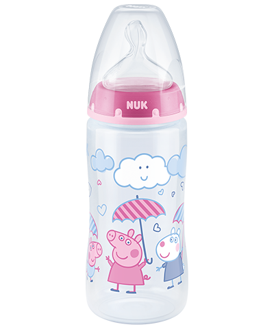 Nuk Peppa Pig First Choice Plus Bottle 6-18M Pink 300ml