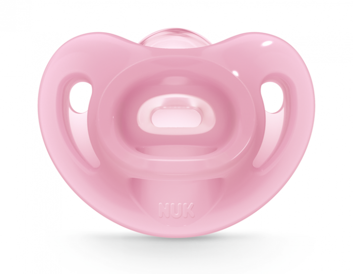 Nuk Sensitive Silicone Soother 6-18M Pink