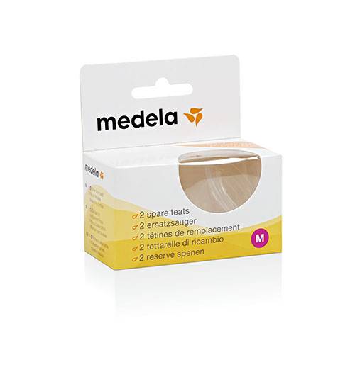 Medela Spear Teats Medium Flow x2
