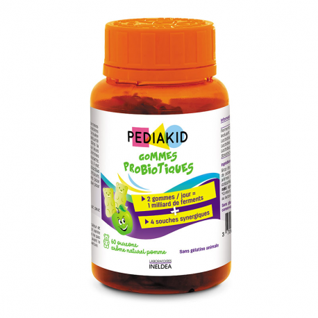 Pediakid Gommes Probiotiques 60 Chewable Gummies