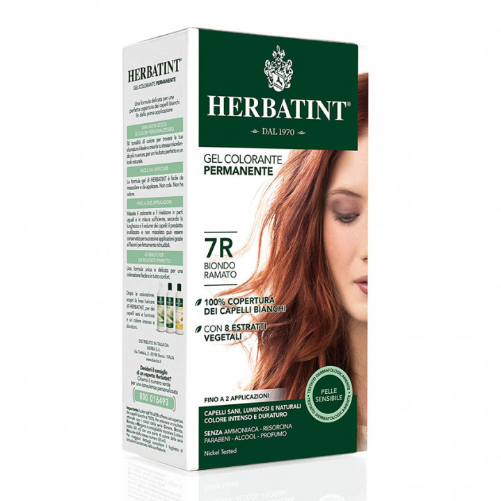 Herbatint Permanent Hair Dye 7R Copper Blonde 150ml