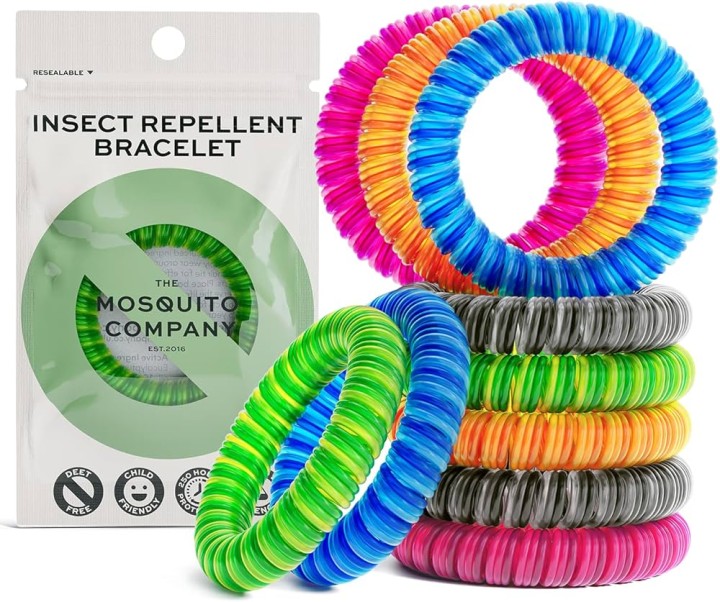 The Mosquito Company Insect Repellent Bracelet Various Colors