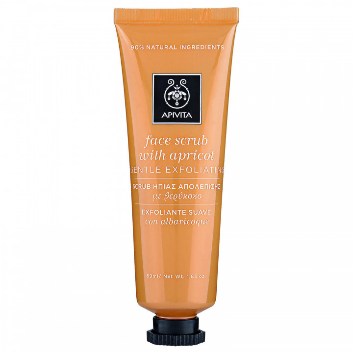 Apivita Gentle Exfoliatiing Face Scrub with Apricot 50ml