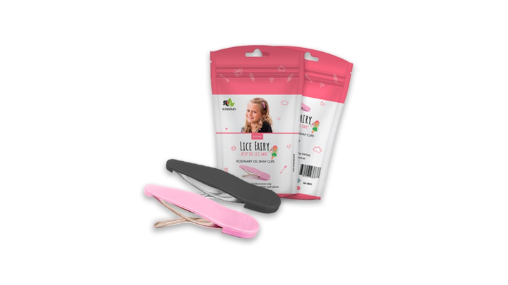 Lice Prevention Snap Clips Pink