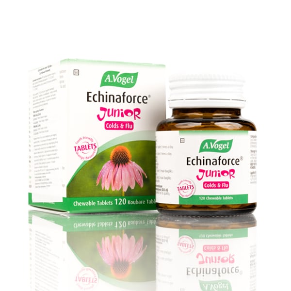 A. Vogel Echinaforce Junior Herbal Immune Booster Echinacea Chewable Tablets For Kids 120Tabs