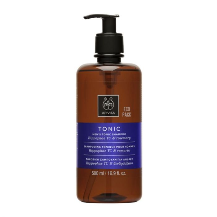 Apivita Men's Tonic Toning Shampoo For Men Against Hair Loss With Hippophae Tc & Rosemary 500Ml