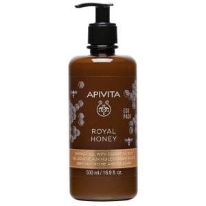 Apivita Royal Honey Creamy Shower Gel With Essential Oils Eco pack 500ml