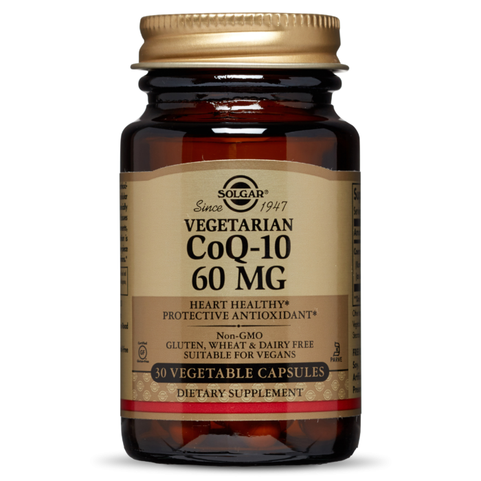 Solgar Coq-10 60Mg For Healthy Heart & Antioxidant Protection 30 Capsules