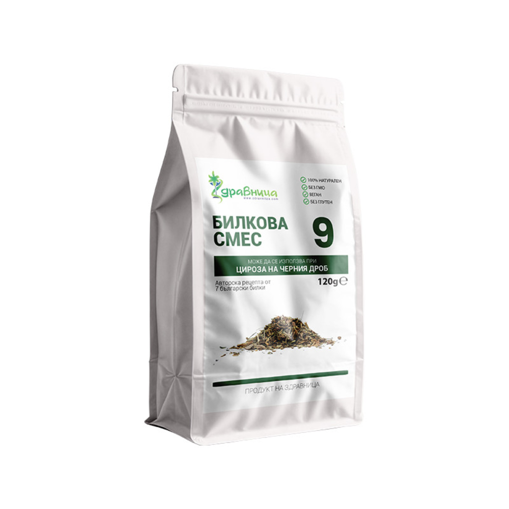 Herbal Mixture №9 Cirrhosis Support, 120 g, Zdravnitza