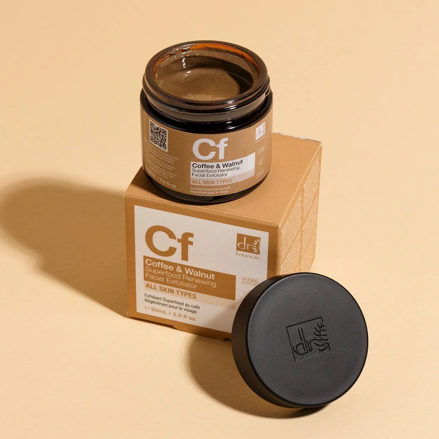 Coffee and Walnut Superfood Renewing Facial exfoliator 60 ml