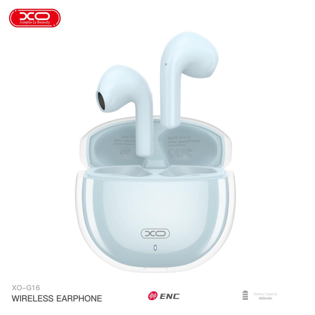 G16 Two-color Linglong dual-mic ENC call noise reduction TWS Bluetooth headset