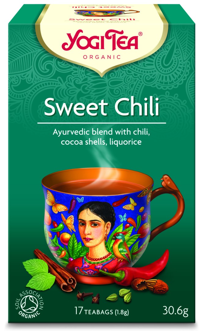 Yogi Tea Sweet Chili Tea for Energy & Concentration, 17x1.8g