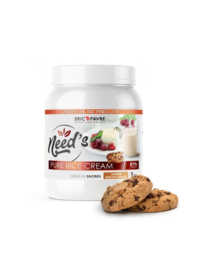 PURE NEED'S RICE CREAM 1 KILOGRAM POT ERIC FAVRE