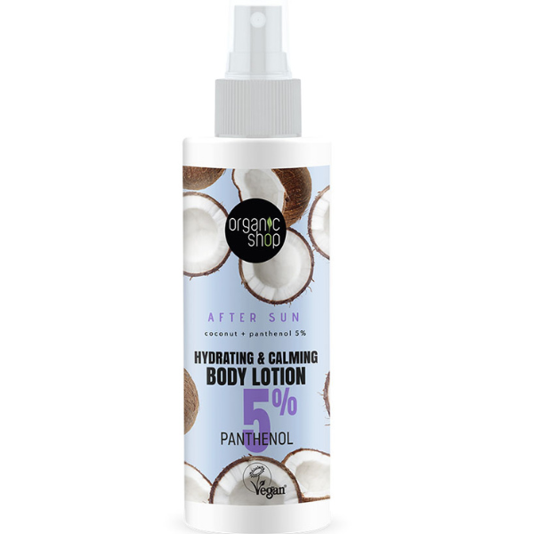 Organic Shop by Natura Siberica After Sun Moisturizing Body Lotion with Coconut for After Sun, 150ml