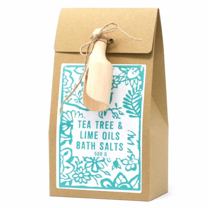AW 500G BATH SALT-TEA TREE & LIME