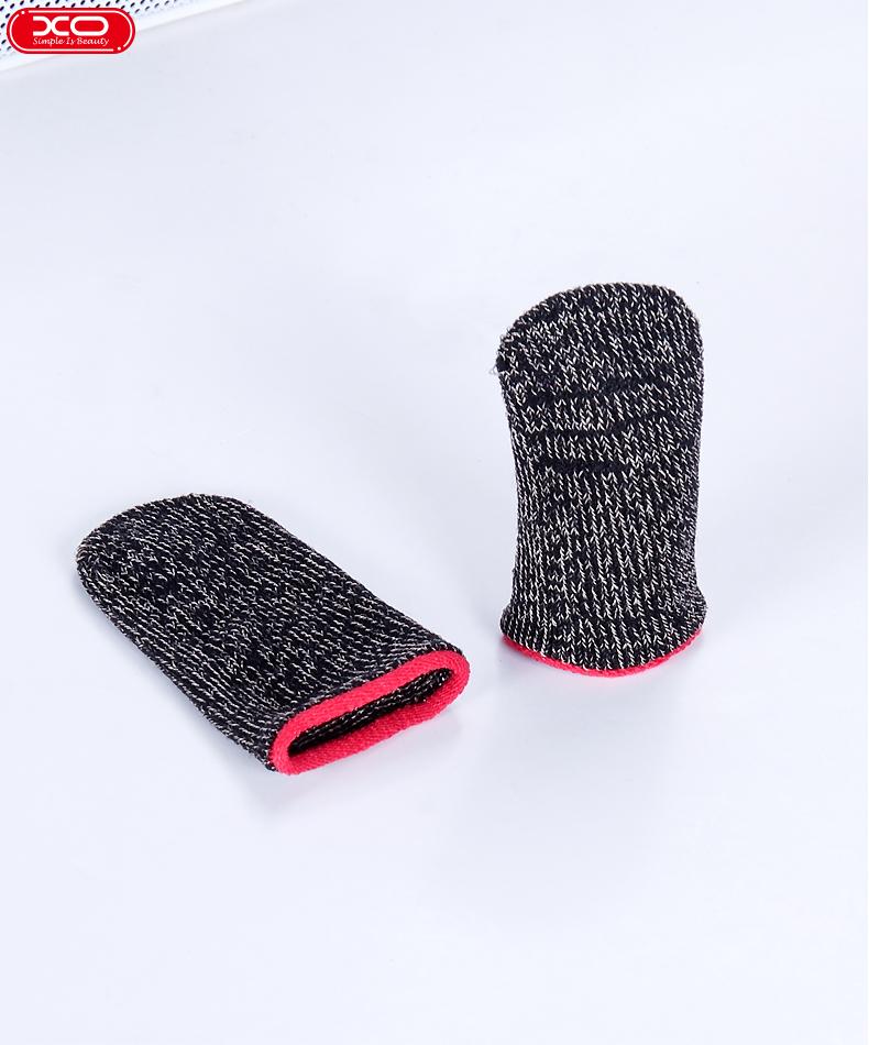 ZT - 1 b Silver fiber mobile game finger sleeve Ultrathin model
