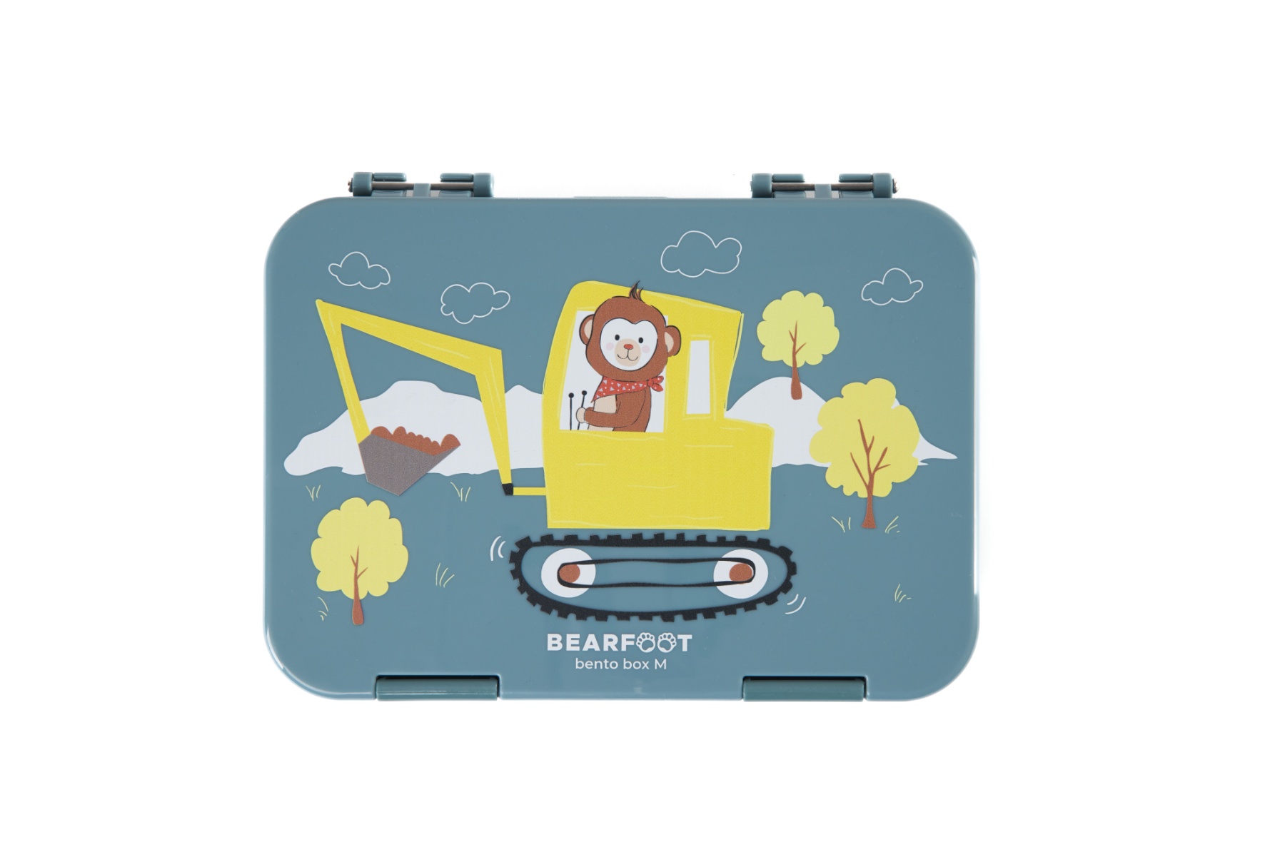 Lunchbox with Compartments- Digger