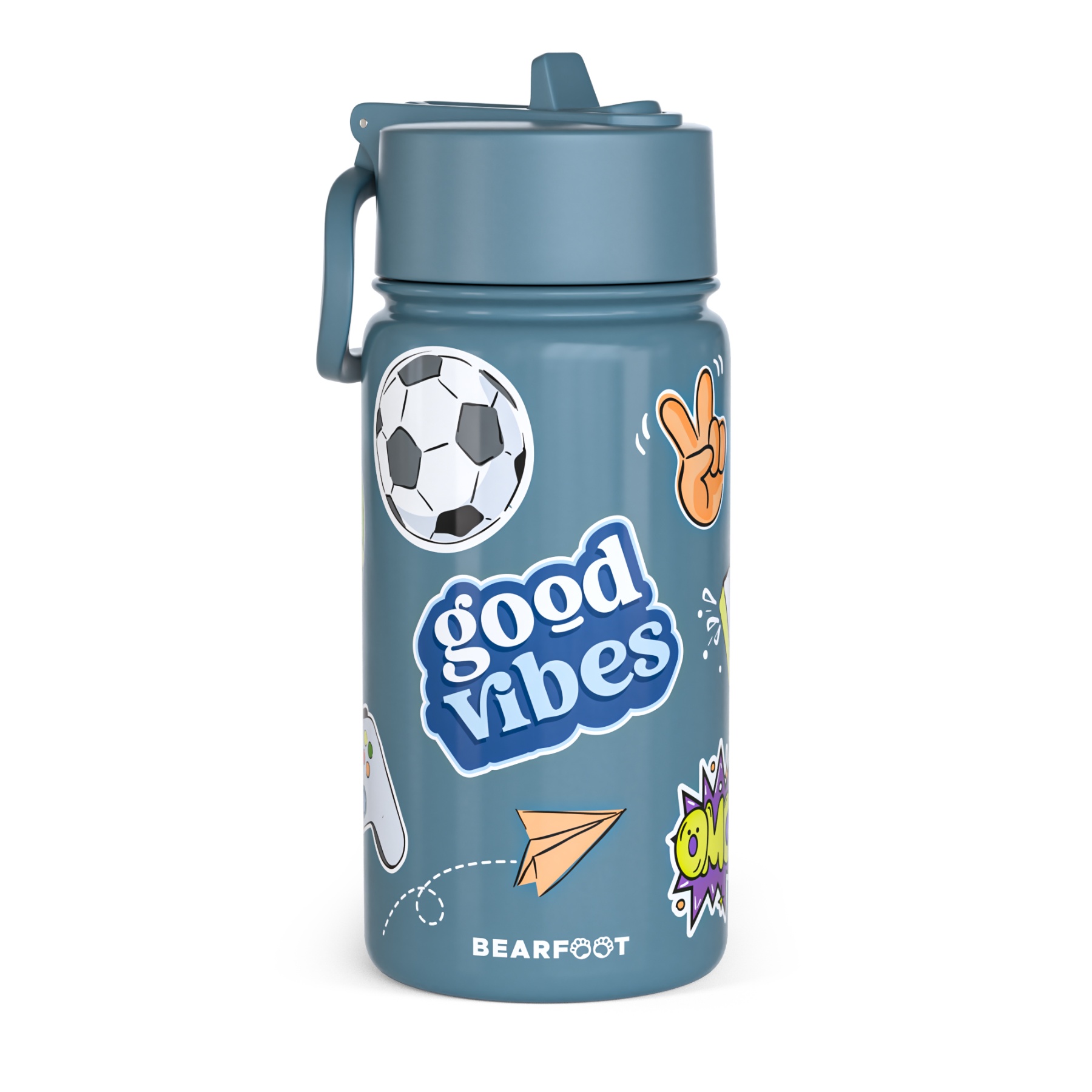 Thermos Children's Drinking Bottle  - Sticker Blue
