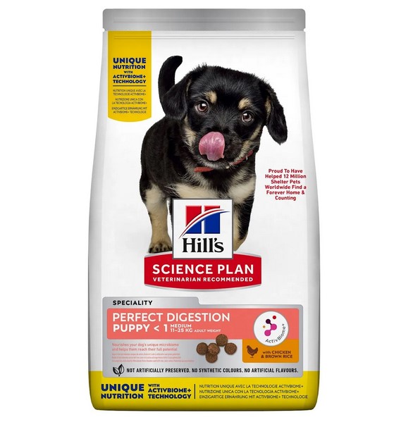 Hill's Science Plan Puppy Medium Perfect Digestion - 12 Kg