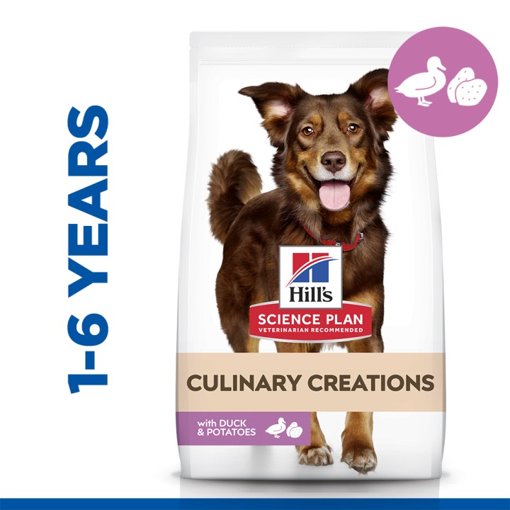 Hill's Science Plan Culinary Creations Medium Adult With Duck And Potatoes - 14 Kg