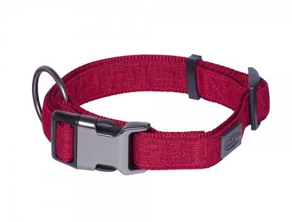 Nobby Collar Linen Deluxe - Red Xlarge