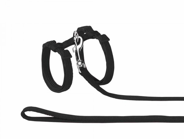 Nobby Cat Set Harness With Leash - Blue