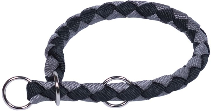 Nobby Choker Corda Black And Grey - 30 36cm